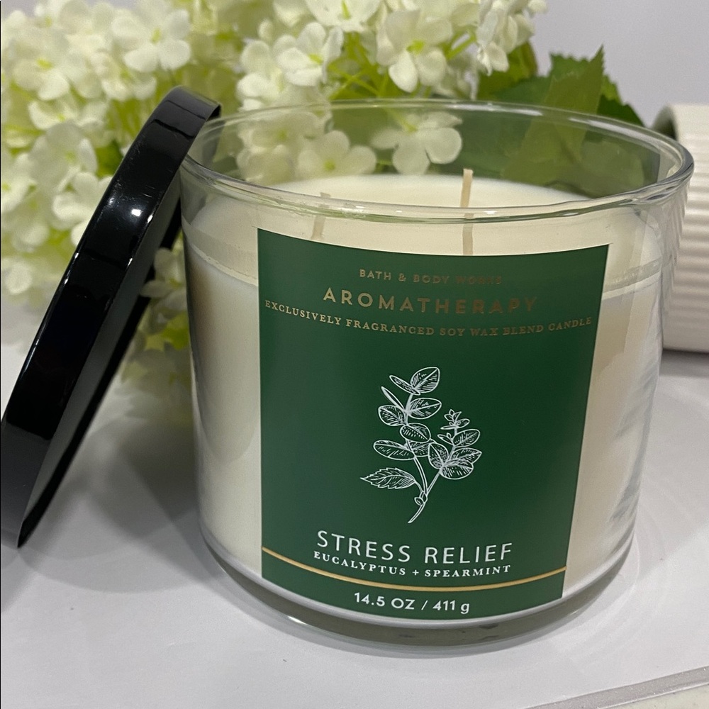 Bath & Body Works Candle Eucalyptus Spearmint 3 Wick Candle